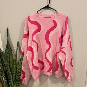 Pink Groovy Sweater